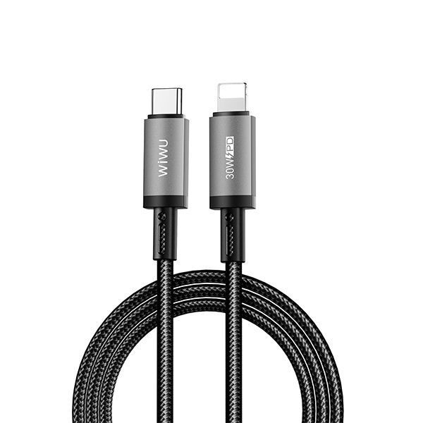 Кабель WIWU Titanlink USB-C to Lightning (Grey)